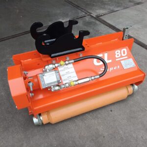 Hydraulische klepelmaaier GL80 super met vaste CW10 aansluiting