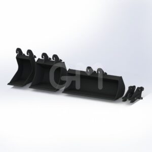 Bakkenset 0-1.4 ton CW00 inclusief hydraulische snelwissel