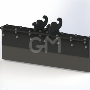 Grondschuif 124cm vast CW05 omkeer
