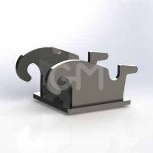 Haakkop CW05 standaard 15mm ongelakt