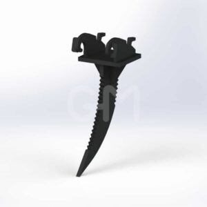 Wortelmes 50cm fijne tand CW00 standaard