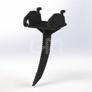 Wortelmes 70cm fijn CW10 standaard 1 tand