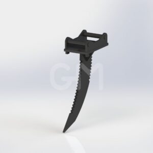 Wortelmes 70cm fijne tand S40